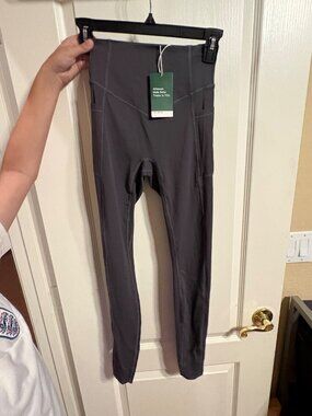 Halara Dark Gray Full Length Leggings XXS NWT